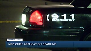 MPD chief application deadline