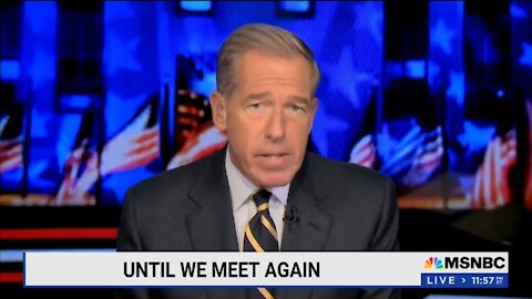 Brian Williams Signs Off TV Bashing Conservatives