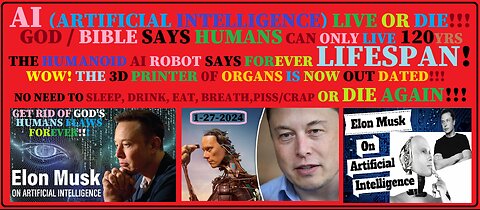 AI Robots Artificial Intelligence IS the wave of our future. 3D printer of the 5 vital Human organs?