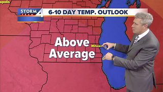 Mostly cloudy, temps in the 40s Wednesday