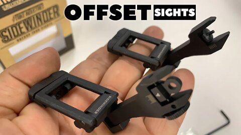 Strike Industries Sidewinder Backup 45 Degree Offset Iron Sights Unboxing