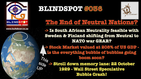 Blindspot 36 - End of Neutral Nations? As Finland & Sweden pick NATO-war-gear