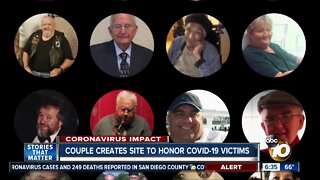 Couple creates website to honor COVID-19 victims