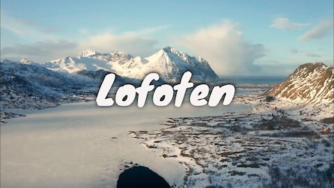 Aerial of Lofoten