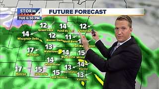 Rain moves in Tuesday afternoon