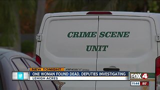 One woman found dead, deputies investigating