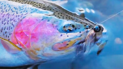 Catching MONSTER Trout With Twitching JIGS In A Remote SMALL RIVER!