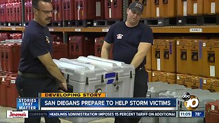 San Diegans prepare to assist Hurricane victims