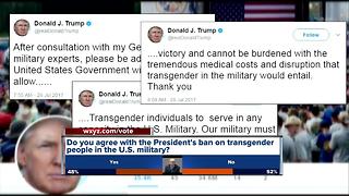 Reaction to President Trump's ban on transgender people in the military