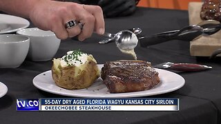 55-day dry aged Florida Wagyu Kansas City Sirloin from Okeechobee Steakhouse