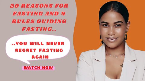 20 REASONS for Fasting and 4 Rules Guiding Fasting you will never Regret by Amb Monday O. Ogbe