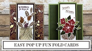 Fun Fold Pop Up Card | Seasons Blessings Stampin' Up!