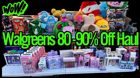 Massive Walgreens 80% - 90% Off Clearance Haul😱🏃🏽‍♀️Walgreens Clearance RUN Deals | #walgreensdeals