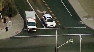 Raw: Moments before suspect shot by police after U-Haul chase