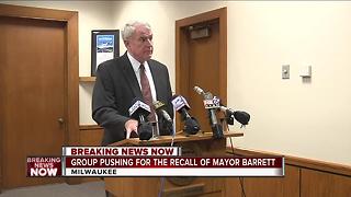 Political action committee registers with City of Milwaukee, announces plan to recall Mayor Barrett