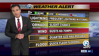 LIVE: Severe thunderstorm watch until 10 p.m.