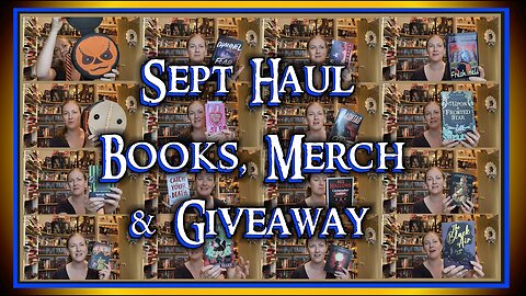 BOOKS & MERCH HAUL + *Book Giveaway* ~ Trick or Treat Sam LoungeFly, BeetleJuice, Horror, AutumnCrow