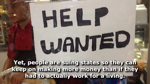 “Jobless” Who Like Sitting on Their Asses Collecting Unemployment Sue States for Cutting Benefits