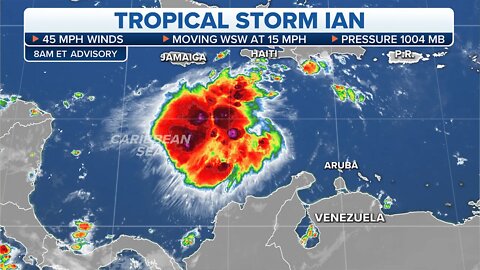 High concern for significant hurricane hit in Florida from strengthening Tropical Storm Ian #shorts