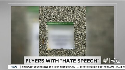 More than 70 hate speech flyers found in Whitefish Bay