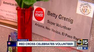 Red Cross celebrates their oldest volunteer in the country