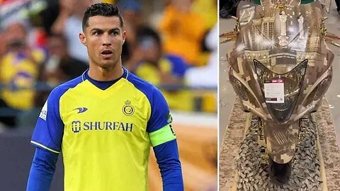 Bike Made of 22 Carat Gold Gifted to Cristiano Ronaldo in Saudi Arabia FALSE?