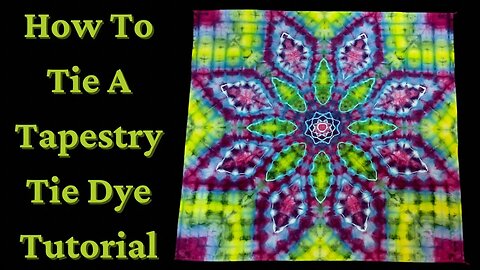 Tie-Dye Designs: How To Tie A Tapestry