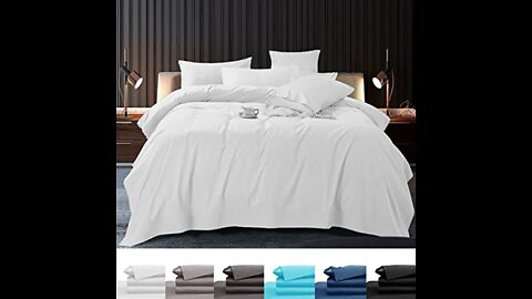 Amazing SONORO KATE 100% Pure Egyptian Cotton Sheets Sets,Cooling Bed Sheets 800 Thread Count L...