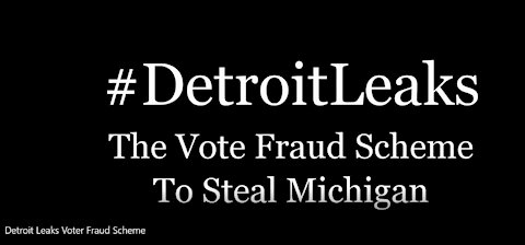 VIDEO: MICHIGAN AG THREATENS PRISON FOR JOURNALIST REPORTING ELECTION FRAUD #DETROITLEAKS