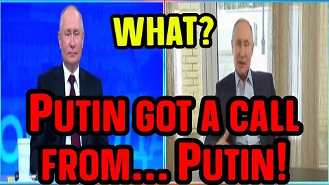 Seeing double? [AI] Putin makes appearance at [real] Putin’s press conference!