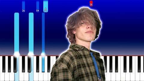 347aidan - Dancing in My Room (Piano Tutorial)