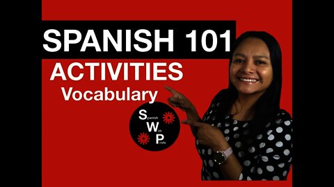 Spanish 101 - Learn Spanish Vocabulary for Activities & Sports for Beginners - Spanish With Profe