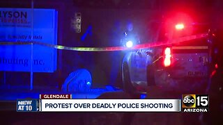 Protest held over deadly Glendale officer-involved shooting