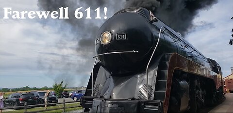 N & W #611 Farewell at Strasburg Railroad during Memorial Weekend