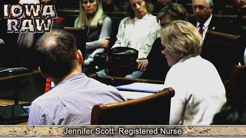 Nurse Raises Concern of the Staffing Shortages from Vaccine Mandates at Iowa State Capitol
