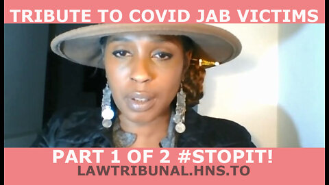 TRIBUTE TO THE VICTIMS OF COVID JAB GENOCIDE #STOPIT!!