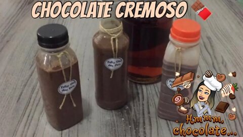 [TENDÊNCIA] ChoConhaque Cremoso | CHOCOLATE CREMOSO gelado ou quente | Faça e Venda no Dia dos Pais