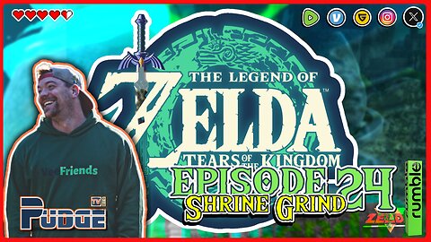 🟢The Legend of Zelda: TOTK Ep 24 | Saturday Morning Shrine Grind | Pudge Plays Video Games