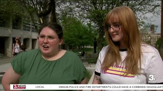 University of Nebraska-Omaha students host rally advocating abortion rights