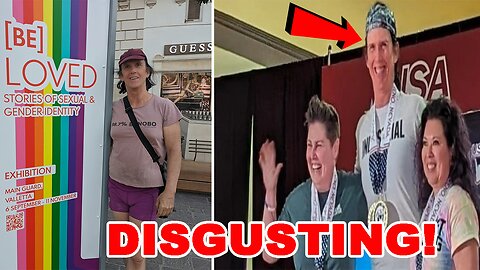 57 year old TRANSGENDER DOMINATES women at weightlifting competition! Makes SHOCKING post after win!