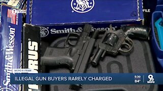 Illegal gun buyers rarely charged