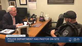 Pastor has office at Tequesta Police Department