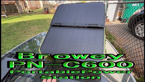 BROWEY PN-C600 Solar Portable Battery Generator