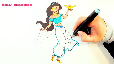 Princess Jasmine/ coloring page. #art #craft #draw.