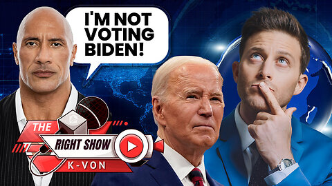 The Rock Says "No More Biden" | The Right Show Ep 30 w/ K-von