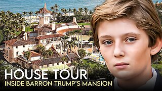 Tour of the $250 million Palm Beach mansion owned by Barron Trump