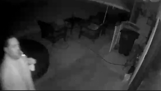 Dumbass Neighbors Caught On Our Security Camera