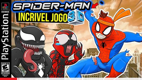 Incrível jogo Homem Aranha em 3D 😵| Spider-man Playstation - Rk Play
