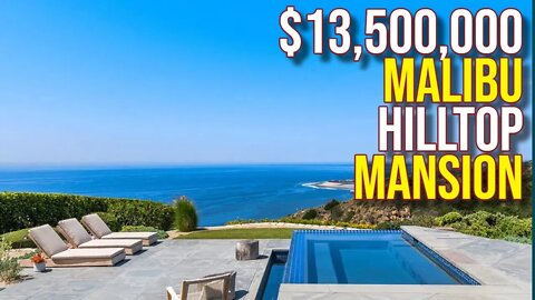 Touring $13,500,000 Malibu Hilltop Mansion