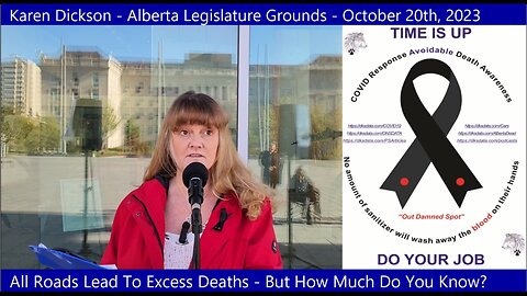 Karen Dickson - Alberta Legislature Grounds - October 20th, 2023
